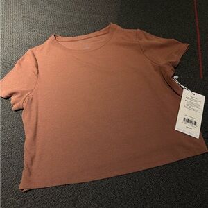 Women's Tavi Ribbed Tee - Brown